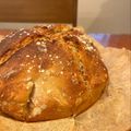 さやっ's cooksnap of when they made シンプル、捏ねない！ルクルーゼで焼くパン.
