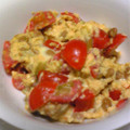 shiro＊'s cooksnap of when they made ☆中華風☆トマトと納豆、卵の炒め物.
