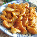 ayureo's cooksnap of when they made 簡単なサクサク辛ウマ鶏皮♪.