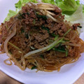 ○ねむねこ○'s cooksnap of when they made 牛ひき肉とはるさめ炒め.