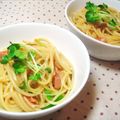 いちごぱぴこ's cooksnap of when they made なめたけじゃこおろしパスタ☆.