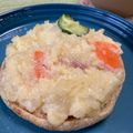ビートルズ食堂's cooksnap of when they made HOTでほっこり☆ポテトサラダ トースト.