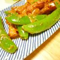Ｃのキッチン's cooksnap of when they made スナップえんどうとベーコンのオイマヨ炒め.