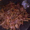 peachcookie's cooksnap of when they made 豚肉入りきんぴらごぼう.