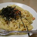 たれふさ's cooksnap of when they made 鮭たらこパスタ♪.