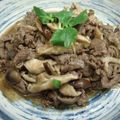亀と空's cooksnap of when they made 牛肉とシメジのしぐれ煮.