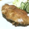 ねっちゃんっ's cooksnap of when they made 揚げないdeニンニクバターチキンかつ❤.