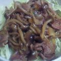 sun＊あい's cooksnap of when they made きのこ豚丼.