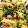 おぅちゃ's cooksnap of when they made ブロッコリーと挽き肉のオイスター炒め.