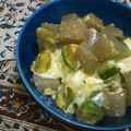 maasakob's cooksnap of when they made こんにゃくとアボカドの柚子胡椒麺つゆ炒め.