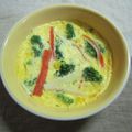 さとみりん's cooksnap of when they made レンジｄｅ簡単◎◉ミルク茶碗蒸し◉◎.
