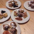MICH0202's cooksnap of when they made デンマークのたこ焼き風デザートAebleskiver.