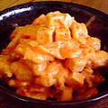 かめ凜's cooksnap of when they made 鶏キムチーズのオイマヨ和え.