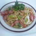 ラテアート's cooksnap of when they made 大葉にんにく醤油ｄｅ焼きうどん.