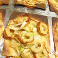 たまきtam's cooksnap of when they made ネギちくわで照り焼きマヨ餃子ピザ♪.