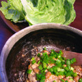 葵子☆'s cooksnap of when they made 納豆の消費に☆納豆マヨ‡レタス巻き‡.