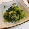 なつきばぁば's cooksnap of when they made カルシウムたっぷり♪小松菜とじゃこ炒め.