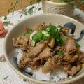patamo's cooksnap of when they made 豚のカルビ丼　.