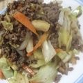 ゆーあちん's cooksnap of when they made 牛こま肉でコチュごま炒め.