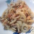 まいぺー's cooksnap of when they made れんこんとしめじのキンピラ.