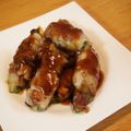 souchimama's cooksnap of when they made *レタスの豚肉巻き*.