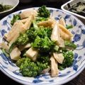 たなか家's cooksnap of when they made 菜の花とれんこんの温サラダ♪.