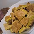 yukabocha's cooksnap of when they made ノンオイル♪おからのカボチャチップス.