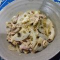 ふーすけふーたん's cooksnap of when they made れんこんと豚肉の生姜焼き♡.