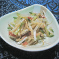 taerin's cooksnap of when they made もやしとキュウリの梅和え.