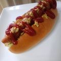 あまぐりぐり's cooksnap of when they made カレー味のキャベツがおいしいホットドッグ.