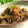 おしす's cooksnap of when they made ☆簡単な牛丼♪豚丼♪☆.
