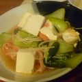 misacat82's cooksnap of when they made 青梗菜と豆腐のカニあんかけ.