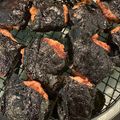 みや☆じゅん's cooksnap of when they made ＊お弁当おかず＊　豚挽肉の簡単海苔つくね.