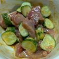 ☆さくららん☆'s cooksnap of when they made ﾏｸﾞﾛとｷｭｳﾘの酢味噌あえ.