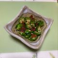 ちらとも's cooksnap of when they made 簡単美味しい❢オクラの梅おかか和え.