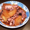 タワ師's cooksnap of when they made イカも大根もやわらか～ぃ、イカ大根.