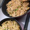 あゆ's cooksnap of when they made 幼児食にも！鶏ひき肉でレタスチャーハン.