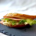 かっちゃん杉's cooksnap of when they made ハムとチーズのカレーマヨ味サンドイッチ.