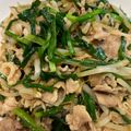 クックAIHH1D☆'s cooksnap of when they made 豚ニラもやし炒め.