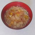 きらり流れ星's cooksnap of when they made オリーブオイルで温まる～お味噌汁♪.