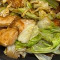 ヒヨコマメ☆'s cooksnap of when they made 鶏むね肉とキャベツの甘辛ソース.