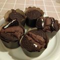 EmikoT's cooksnap of when they made オレオのチョコカップケーキ☆バレンタイン.