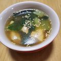 ♡ナムギュ♡'s cooksnap of when they made 小松菜と豆腐のスープ.