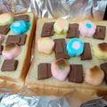 SUNMOONMOM's cooksnap of when they made 簡単！チョコとマシュマロのトースト.