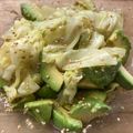 クックとむとむ's cooksnap of when they made アボカドとキャベツのさっぱりサラダ.