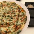 epion's cooksnap of when they made 簡単カリカリモチモチ☆ニラチヂミ☆.