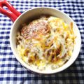 花時計咲いた's cooksnap of when they made 余ったカレーで☆チーズたっぷり焼きカレー.