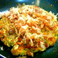 冬の日's cooksnap of when they made ふわもちとろ～ん♡お餅とお麩のお好み焼き.
