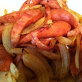 カーシャ's cooksnap of when they made 玉ねぎとソーセージのスパイス炒め.