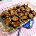 ななぐくん's cooksnap of when they made 茄子とウインナーのケチャチーズ焼き.